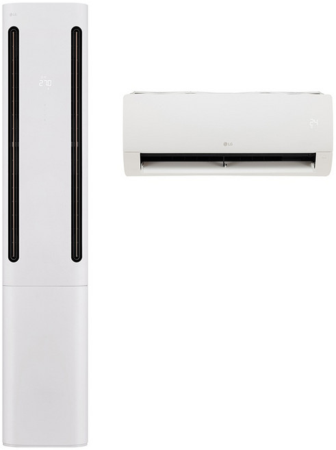 LG전자 인버터 52.8㎡ + 18.7㎡ 휘센 오브제컬렉션 쿨 2 in 1 멀티형 사계절에어컨 1시리즈 실내기 방문설치, FW16FC1EA2M, 매립배관형