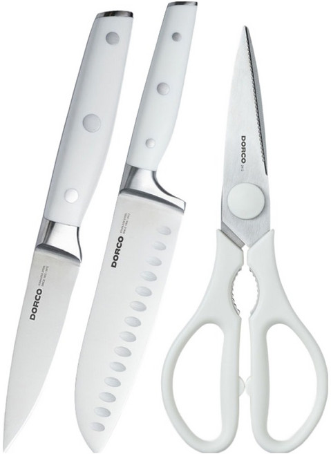도루코 클래식 리미티드 칼 3종 세트, 1세트, 가위 + 과도 + 식도 180mm