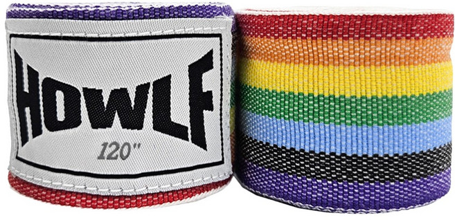 하울프 셀렉트 복싱 핸드랩 양손착용 세트, 레인보우, 1세트