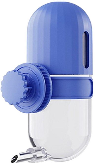 랜보어 앵무새 캡슐 걸이형 급수기 FREE, 블루, 1개