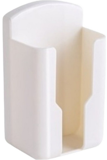 코스넬 부착형 리모컨 보관 수납함, 화이트, 1개