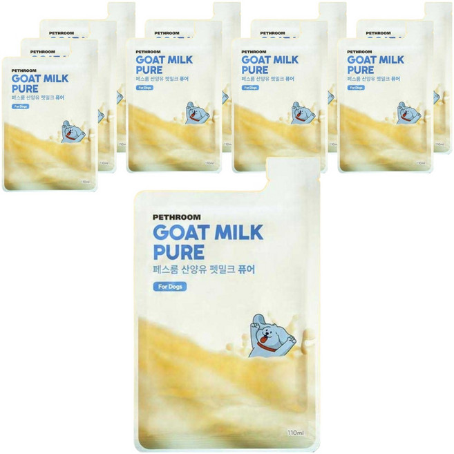 페스룸 강아지 산양유 펫밀크 10p, 110ml, 10개