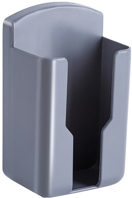 코스넬 부착형 리모컨 보관 수납함, 그레이, 1개