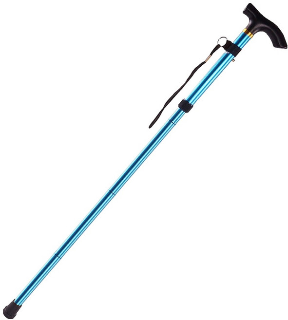 오버코드하이킹어르신가벼운접이식지팡이BRP3271, 스카이, 1개