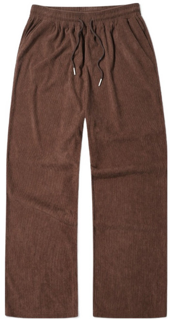 일루소 남성용 코듀로이 와이드 밴딩 팬츠