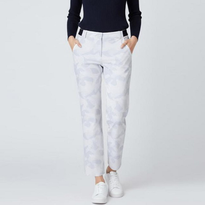 HALEY 여성용 카모 패턴 사이드 밴딩 팬츠 HSAWP1040