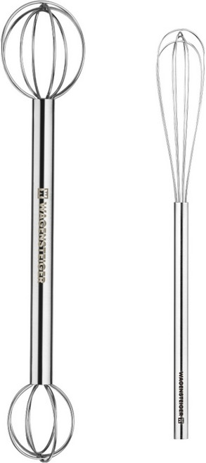 WAGENSTEIGER 全不鏽鋼攪拌計量棒 + 圓形小號打蛋器套組, 單一顏色, 1套