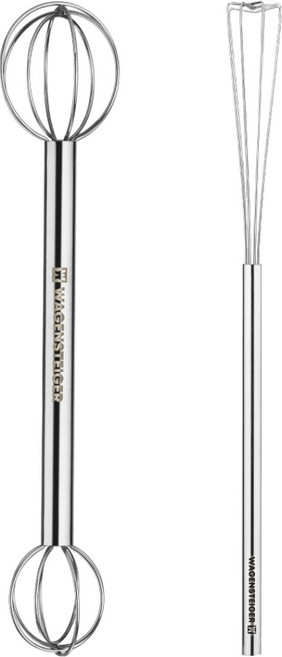 바겐슈타이거 올스텐 휘핑 메저링 스틱 + 거품기 사각 대 세트, 1세트