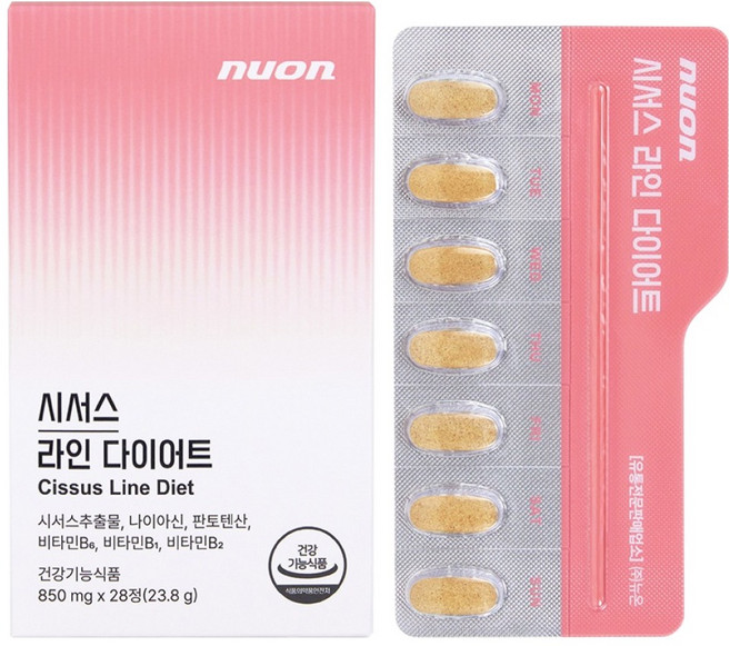 NUON 시서스 라인 다이어트 23.8g, 1개, 28정