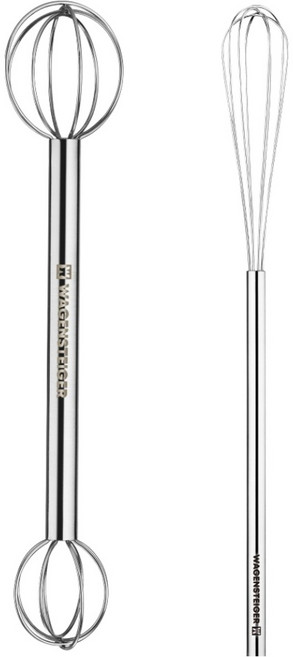 WAGENSTEIGER 全不鏽鋼攪拌計量棒 + 圓形大號打蛋器套組, 單一顏色, 1套