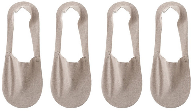 더시럽 남성용 단색 컬러 얇은 발등 페이크삭스 2켤레