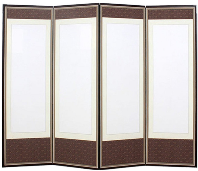 남원공방 제사용 병풍 4폭 무지 병풍 + 커버 세트, 1세트