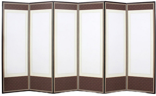 남원공방 제사용 병풍 6폭 무지 병풍 + 커버 세트, 1세트