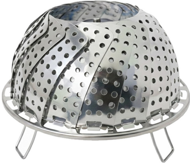 GENIAL 附支架折疊蒸籠 大, 1個, 17cm