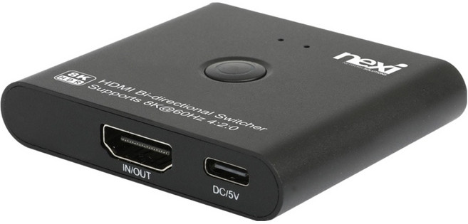 넥시 HDMI 양방향 선택기 셀렉터 스위치 8K, 1개