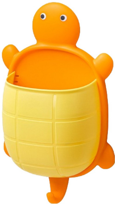 더플로우커머스 거북이 벽걸이 거치대, 오렌지, 1개