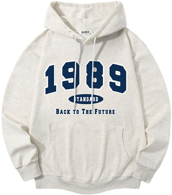 일루소 남녀공용 소프트 특양면 1989스탠다드 후드티