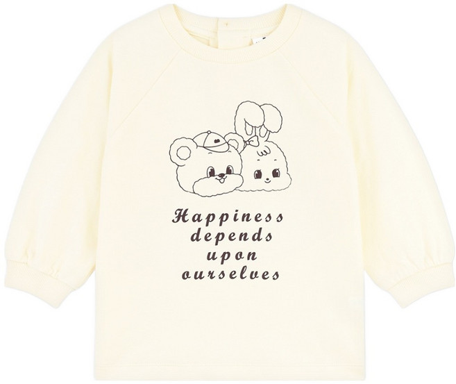 MilkBaby 함께라서 행복해 티셔츠