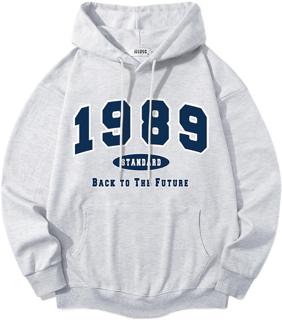 일루소 남녀공용 소프트 특양면 1989스탠다드 후드티