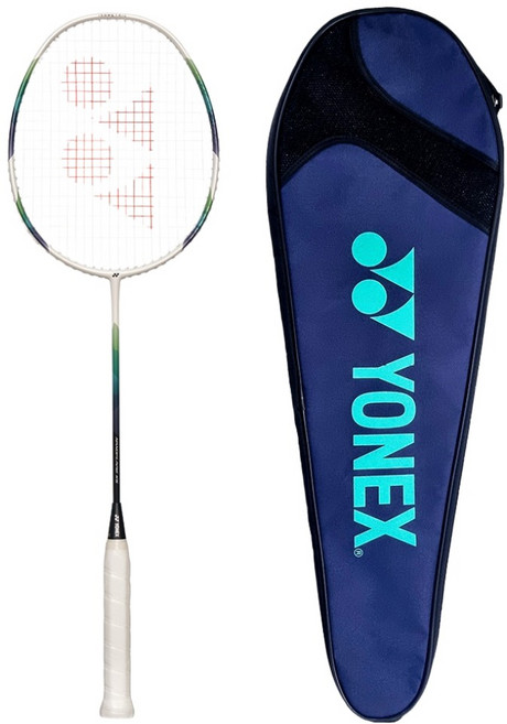 YONEX NANOFLARE X5 羽球拍 已穿線 BG80 25磅 + 全拍套組合, 1套, NANOFLARE X5 BLG 4U5