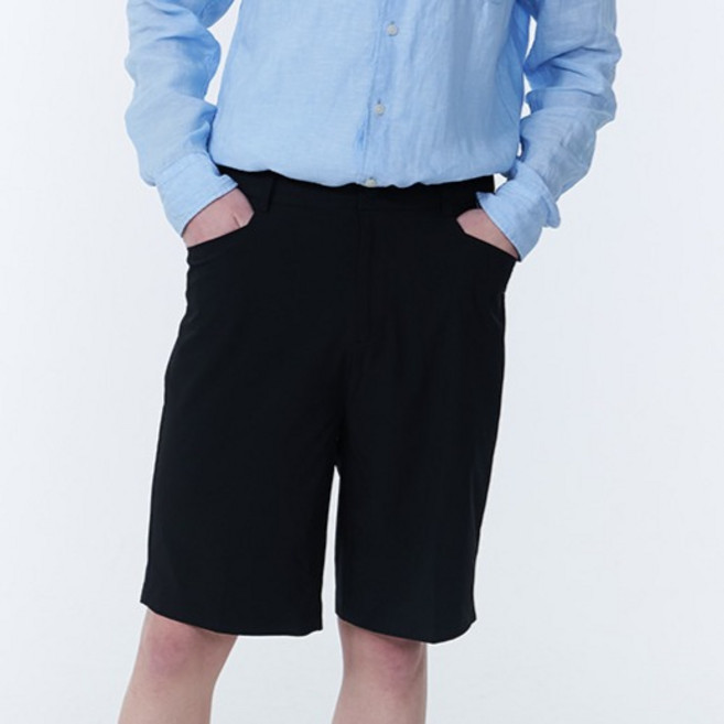 밀레골프 남성 허리 히든밴딩 반바지