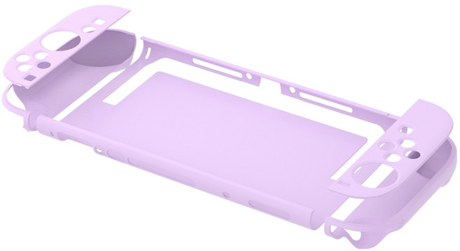 호후 닌텐도 스위치2 그라데이션 슬림 풀커버 하드 케이스 그라, 보라, 1개, SW2-GradationCase