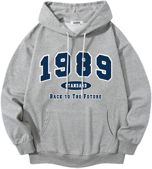 일루소 남녀공용 소프트 특양면 1989스탠다드 후드티