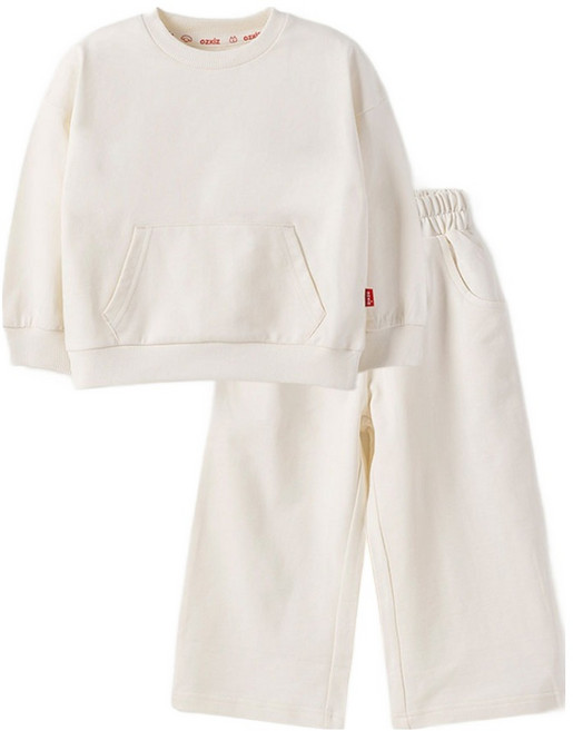 오즈키즈 아동용 모리모리 면 상하의 세트