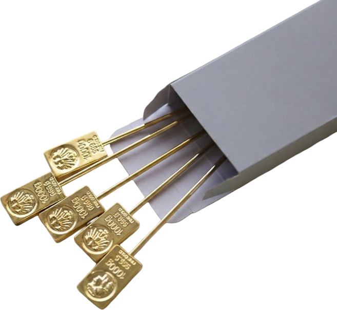 보겐 국내산 바 머들러, 골드, 5개