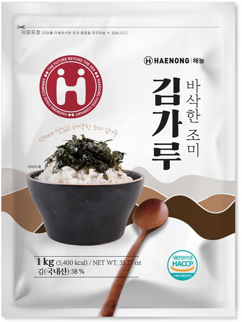 해농 바삭한 조미 김가루, 1kg, 1개