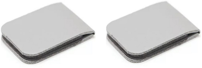 미소로운 자석 북마크 8 x 3 cm, 그레이, 2개