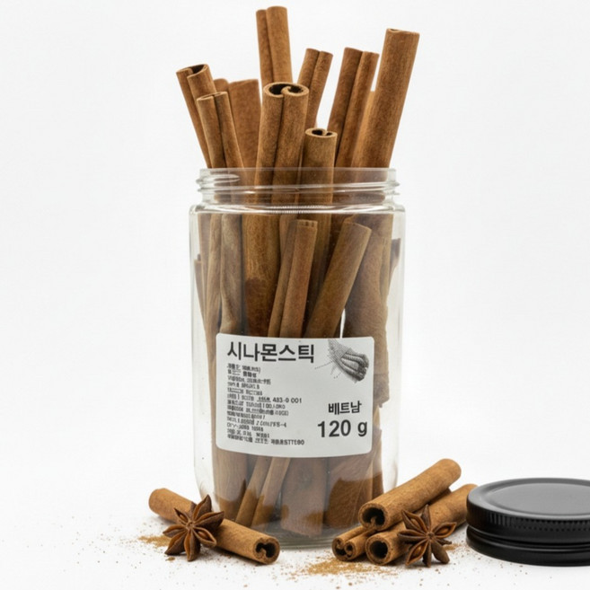 자연공방 선율 시나몬 계피 스틱 25p 내외, 1개, 120g