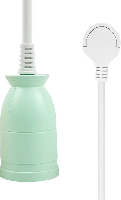 원스탑 제로갭 고용량 1구 납작 멀티탭 전기연장선 16A, 4m, 파스텔민트, 1개