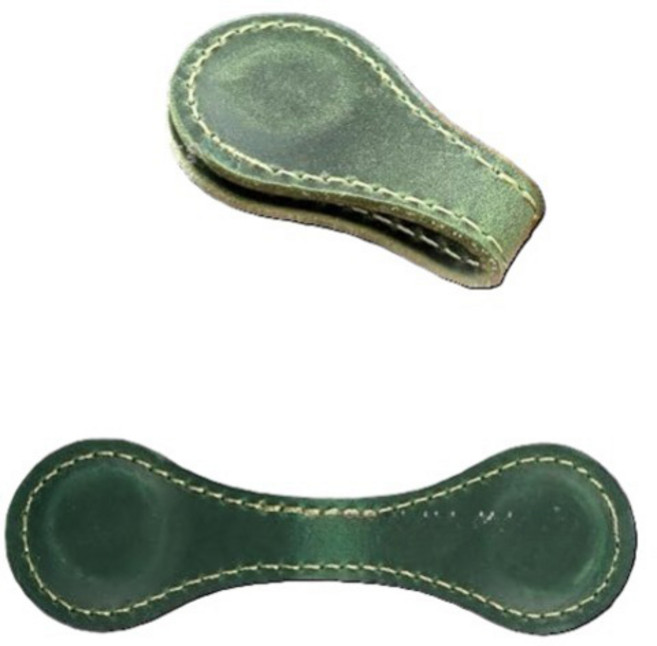 미소로운 빈티지 자석 책갈피 10 x 3 cm, 그린, 2개