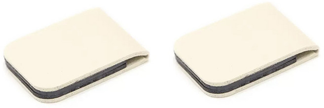 미소로운 자석 북마크 8 x 3 cm, 화이트, 2개