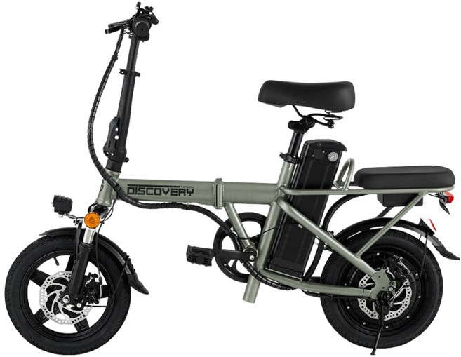 레이윙 디스커버리 접이식 전기자전거 ENTRY-F14E-10Ah 고객직접설치, 세이지그린, 스틸