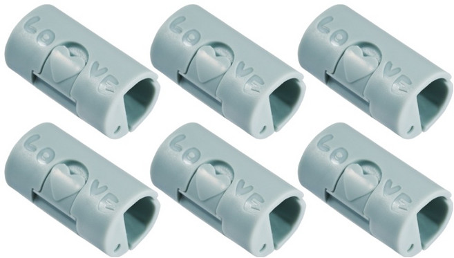 아케이바이 고급형 매트리스 시트 고정 클립 6p, 1개, 블루