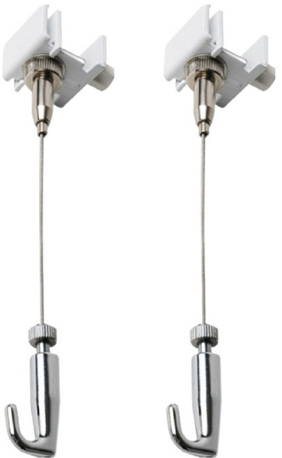 생활백서 못없이 설치하는 액자 와이어, 2개, 화이트