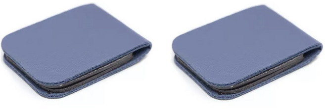 미소로운 자석 북마크 8 x 3 cm, 블루, 2개