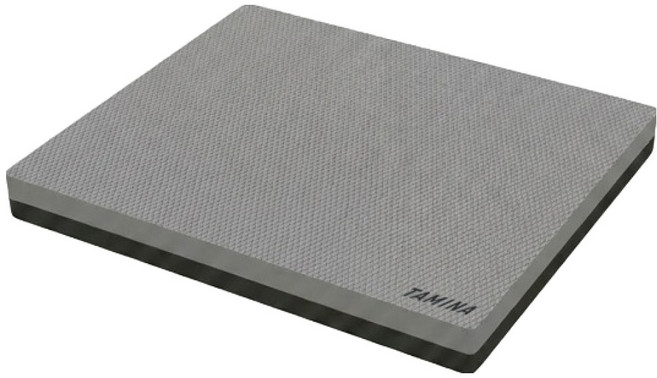 타미나스포츠 필라테스 홈트 TPE 두꺼운 요가매트, 1개, 블랙그레이