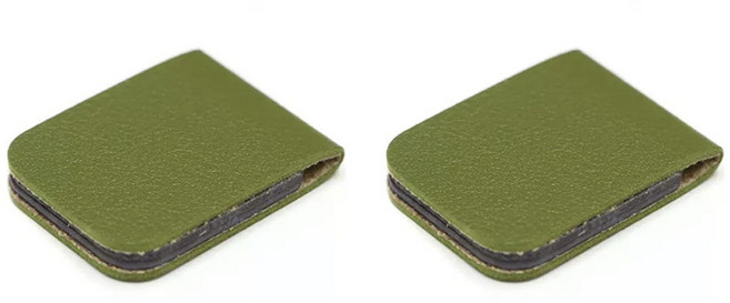 미소로운 자석 북마크 8 x 3 cm, 그린, 2개