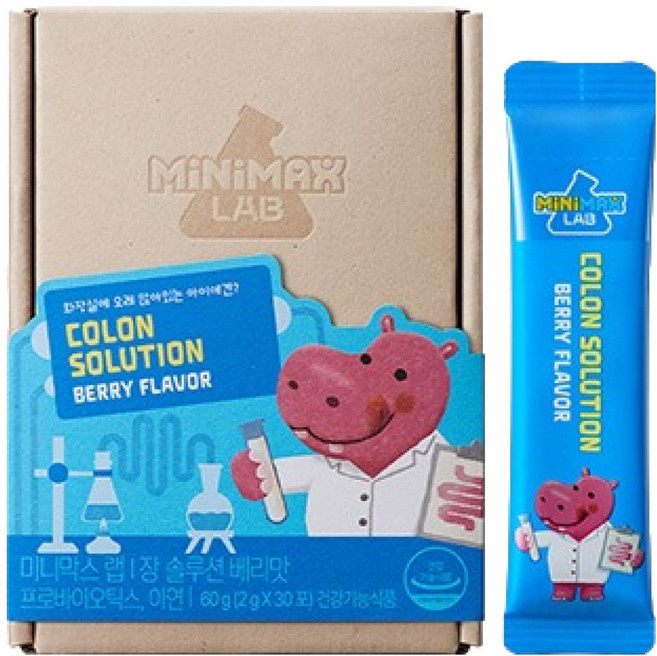미니막스 동아제약 랩 장솔루션 베리맛, 30회분, 1개