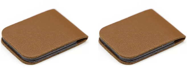 미소로운 자석 북마크 8 x 3 cm, 브라운, 2개