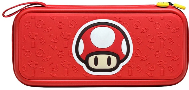 호후 닌텐도 스위치2 휴대용 하드 디자인 파우치 케이스 파우2, 버섯, 1개