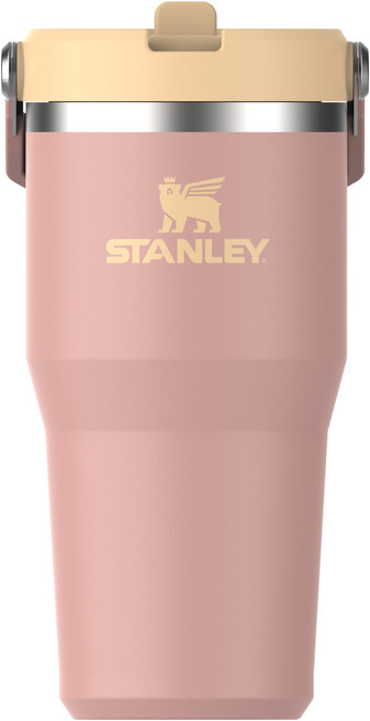 스탠리 아이스플로우 플립 스트로 2.0 텀블러, 피치 로즈, 591ml, 1개