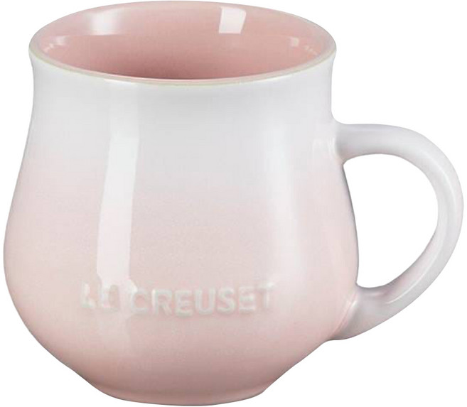 LE CREUSET 輕荷漫舞系列 馬克杯 320ml, 貝殼粉, 1個