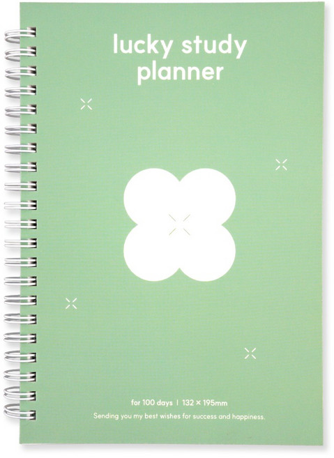 대시앤도트 럭키 100일 스터디 플래너 ver 2, 01 럭키 그린, 1개