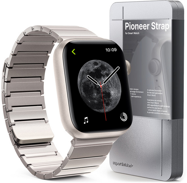 슈퍼디비전 파이오니어 마그네틱 메탈 스트랩 V2, 스타라이트, 1개