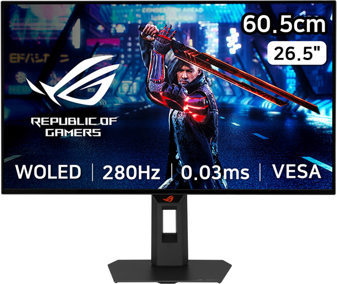 에이수스 QHD WOLED ROG STRIX 모니터, 67.3cm, XG27AQWMG