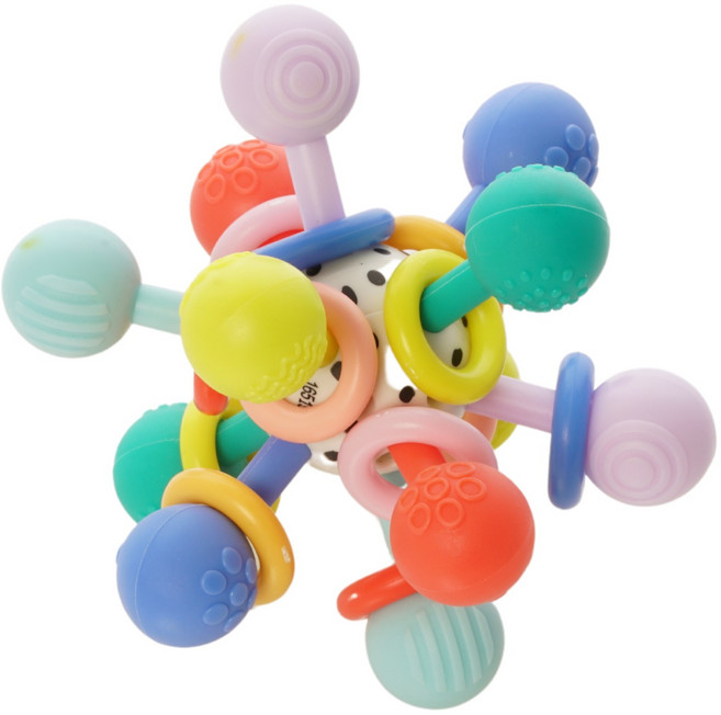 맨하탄토이 촉감발달 아톰 컬러팝 치발기